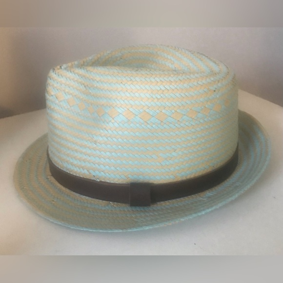 Gorgeous Pistil Straw/Leather Fedora - Picture 7 of 11
